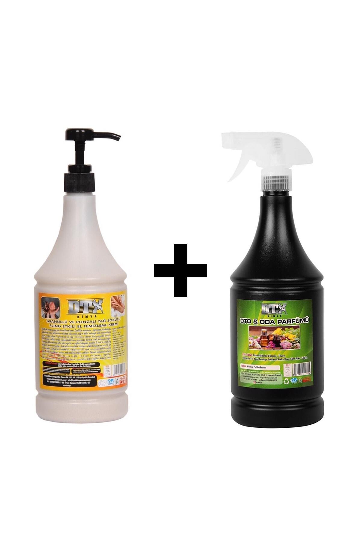 Ponza'lı (talaşlı) El Temizleme Kremi ( Sabunu) 1 Kg & Oto Ve Oda Kokusu 500 Ml