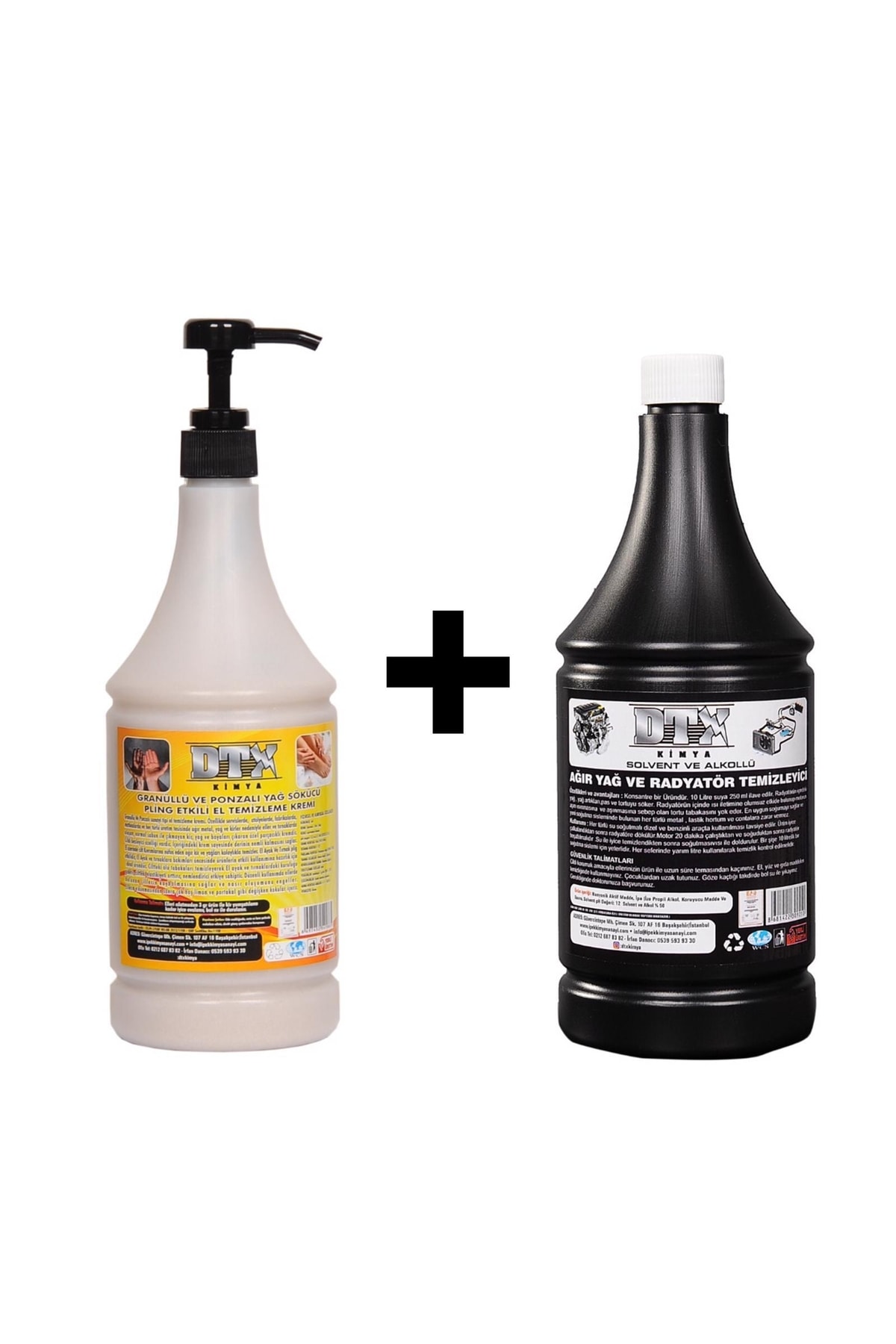 Kumlu El Temizleme Kremi ( Sabunu) 1 Kg & Alkollü Intercooler Temizleme Sıvısı 1 lt