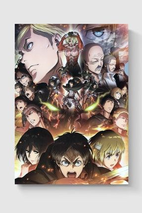 Attack On Titan Anime Manga Poster - Yüksek Çözünürlük Hd Duvar Posteri DUOFG102820