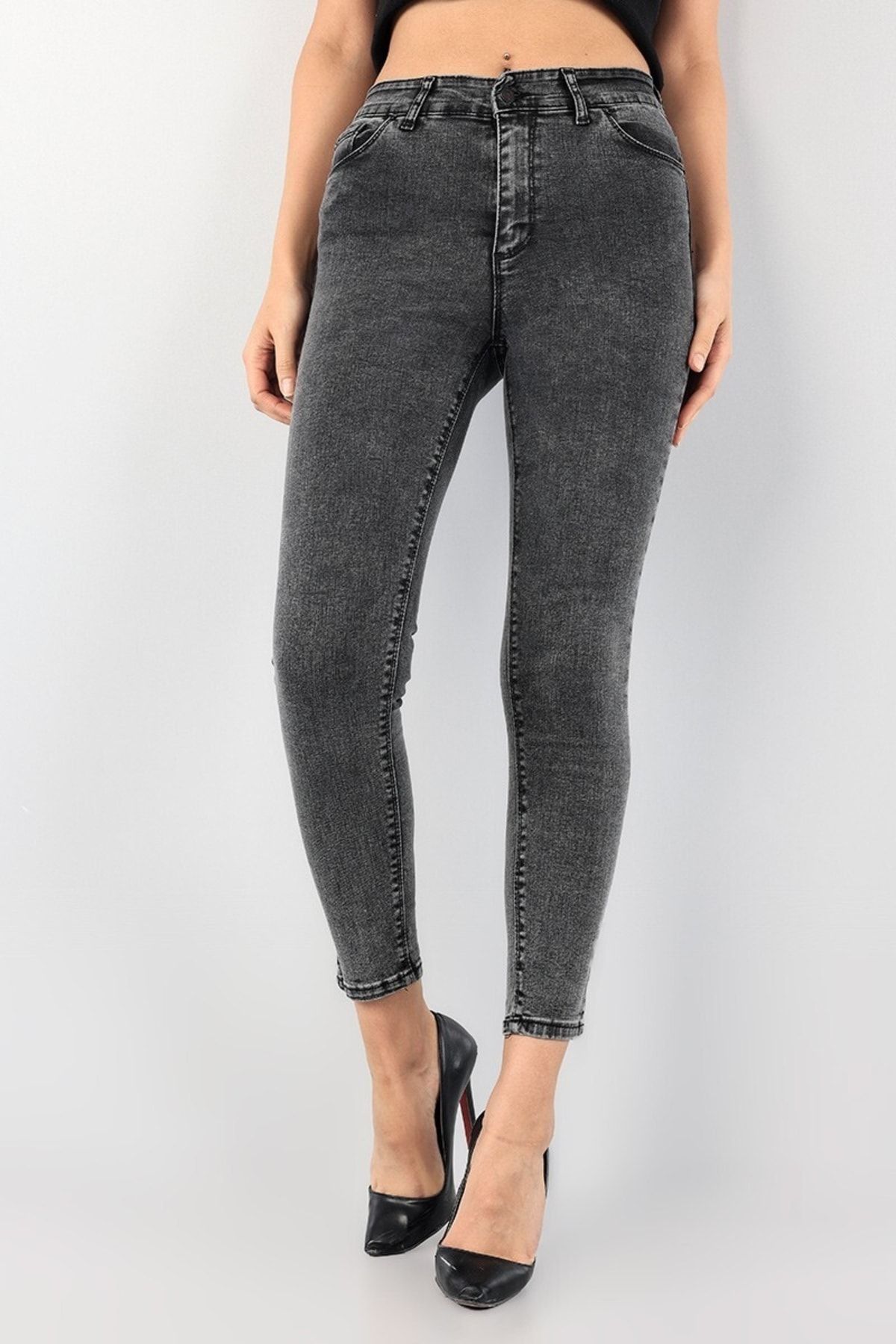 Ramrod Monster Non Fading Smoked Skinny Jeans Shows Slimming Jeans