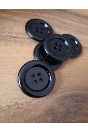 3 Cm Siyah Düğme 1 Paket 10 Adet DUG431