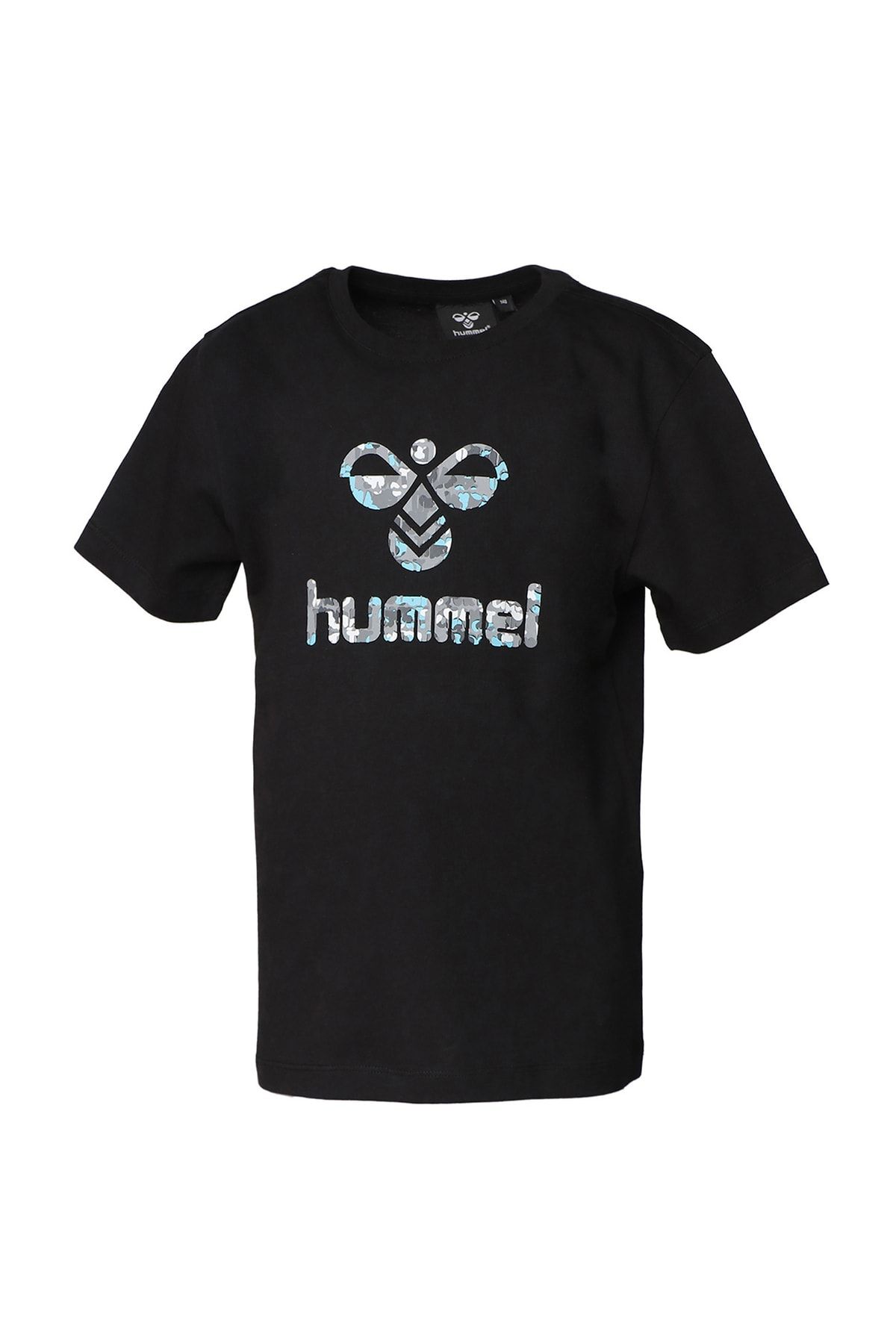 تی شرت مشکی پسرانه و بچگانه سیاه پسر چاپی 911656 2001 HMLGAIMAN S hummel