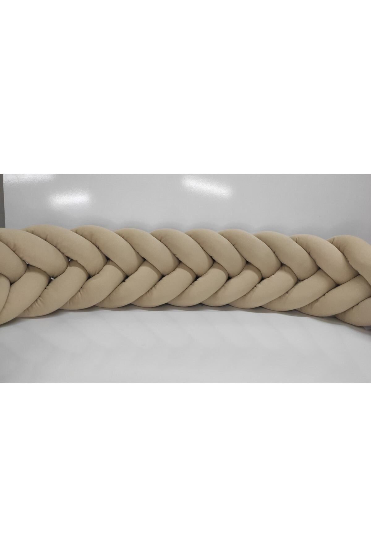 Örgü Korumalık 500 Cm Balık Sırtı / 90x190 Montessori Yatak Koruyucu 5