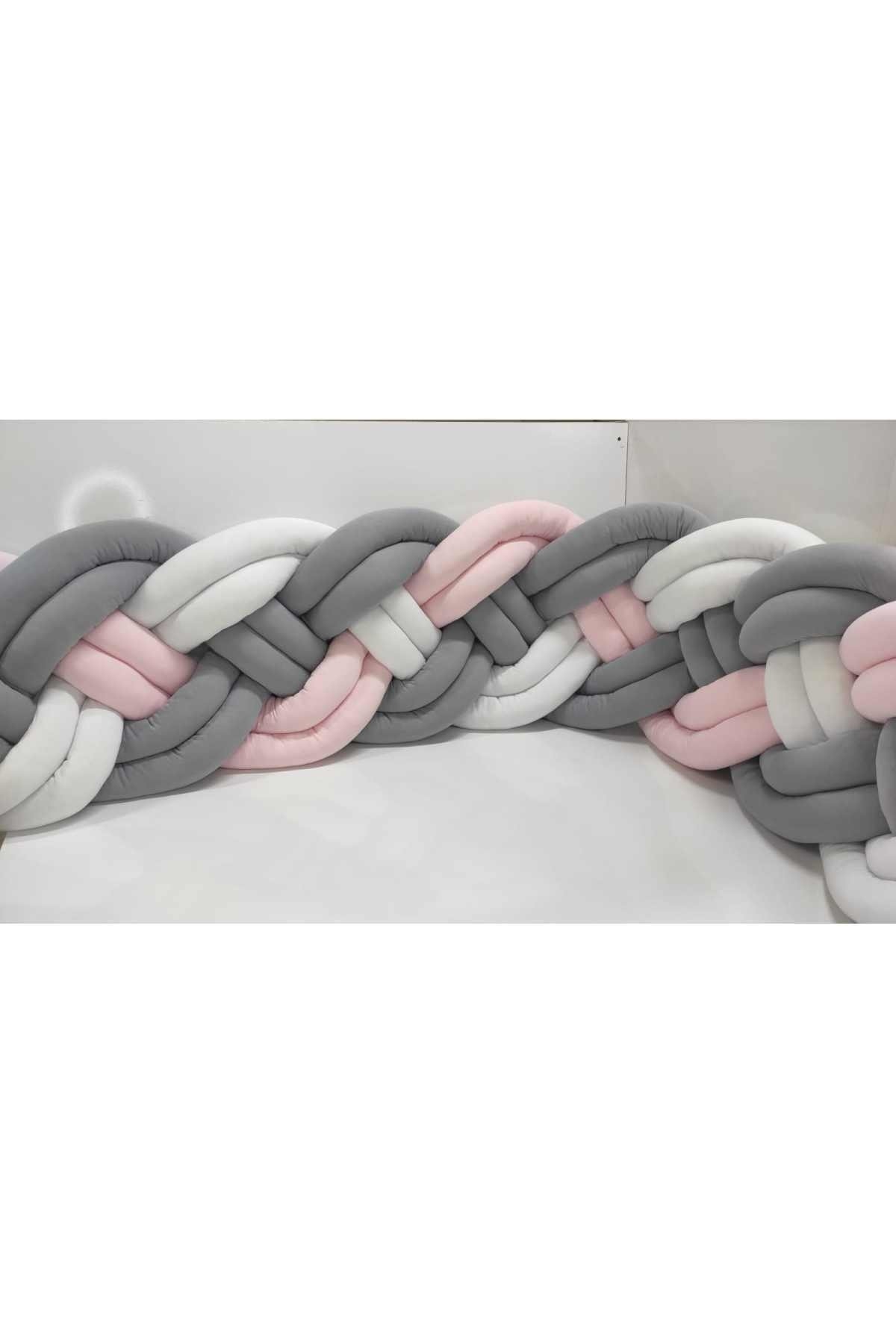 Örgü Korumalık 580 Cm 4 Lü Sarmaşık /120x200 Montessori Yatak Koruyucu 3