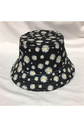 Papatya Siyah Bucket Şapka 10549138