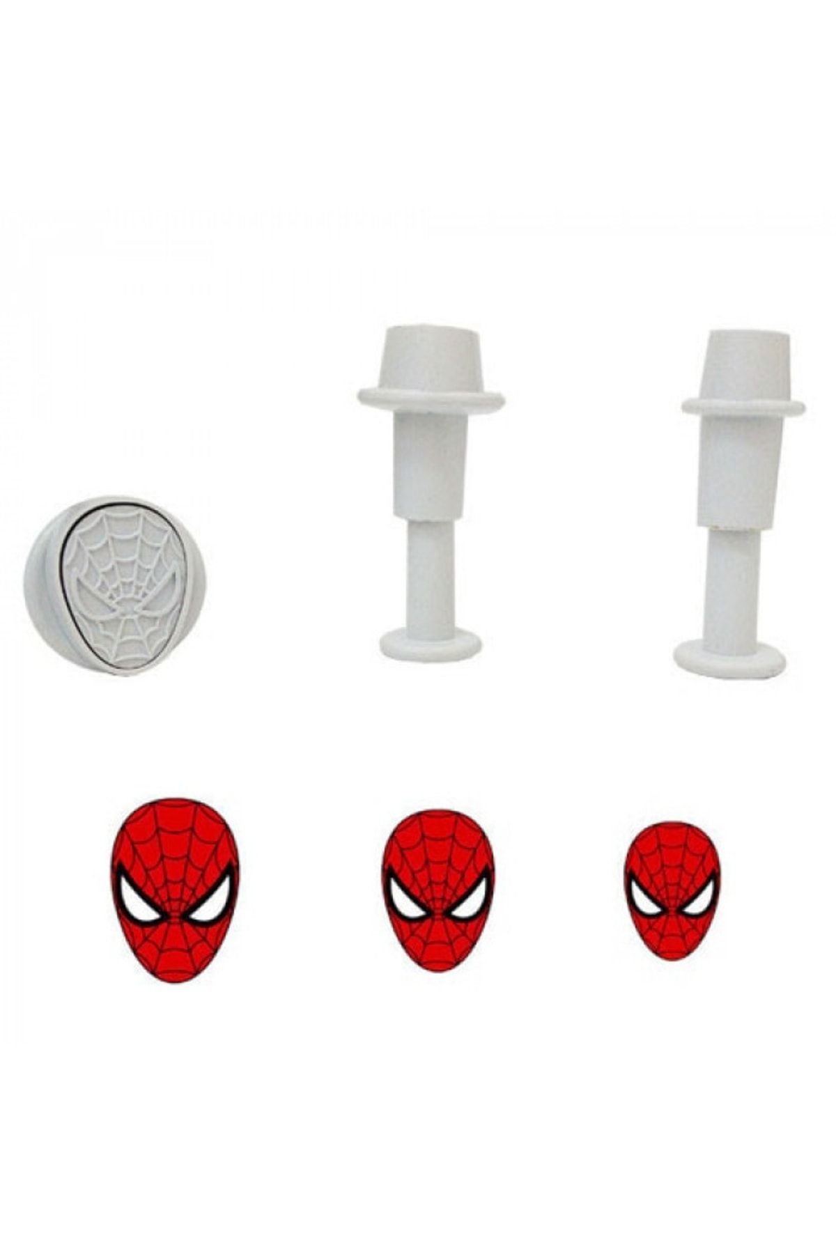 DOS-Spider Man Spider Man Mini Injector Pluck Sugar Pulp Small Size Pressing Mold 2