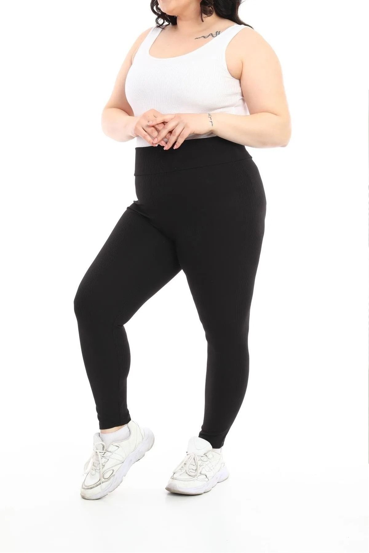 Plus size shop ribbed tights