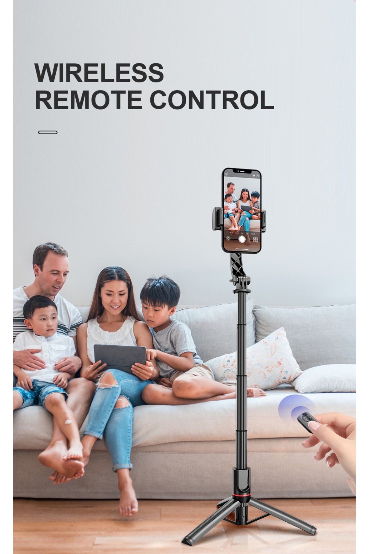 P19 Gimbal 3 Eksenli Telefon Ve Kamera Sabitleyici Bluetooth Selfie