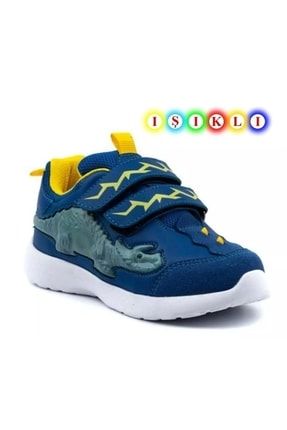 Cool Dinosaurs Işıklı Sneaker Ortapedik Çocuk Spor Ayakkabı AST04626