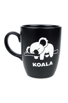 Koala Siyah Oval Kupa KP65
