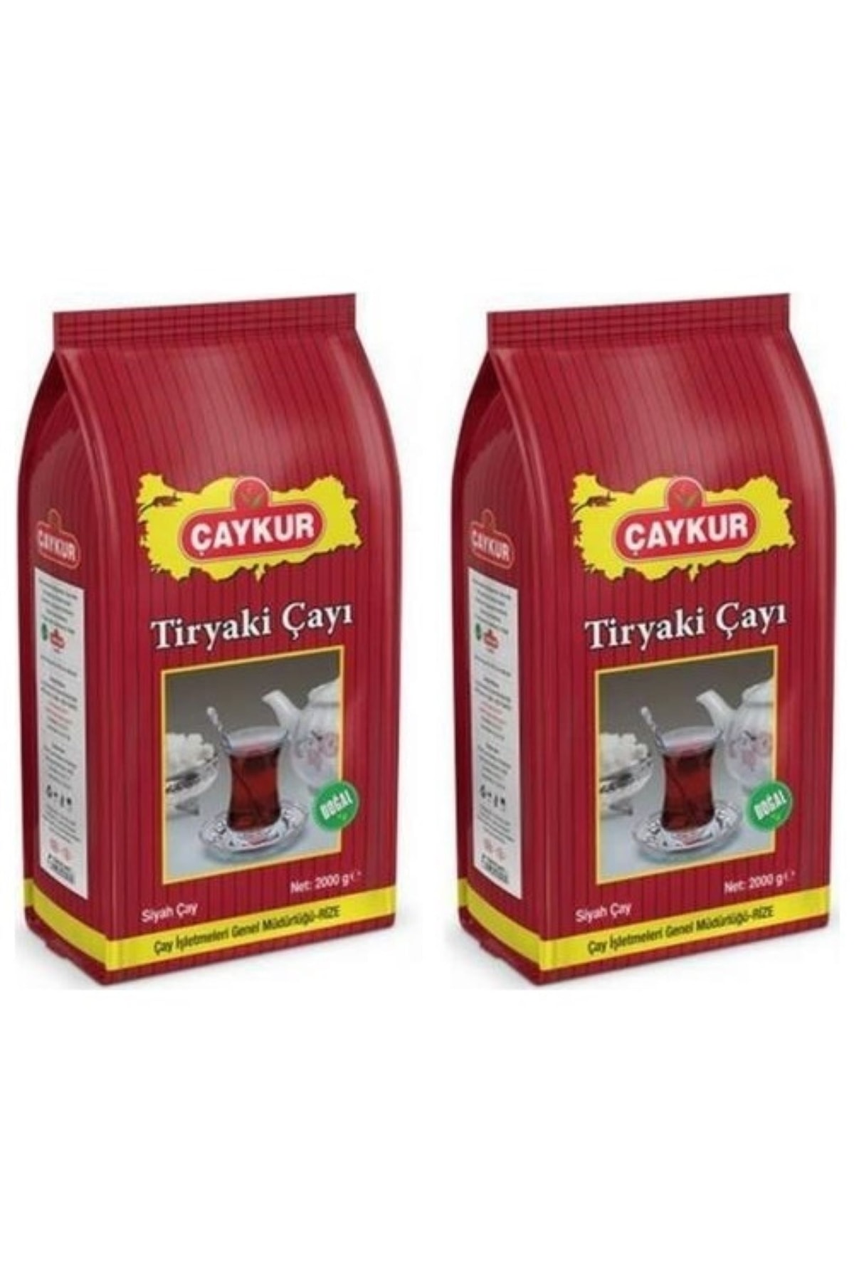 Çaykur Tiryaki Çay 2 Kg X 2 Adet ( 4 Kg )