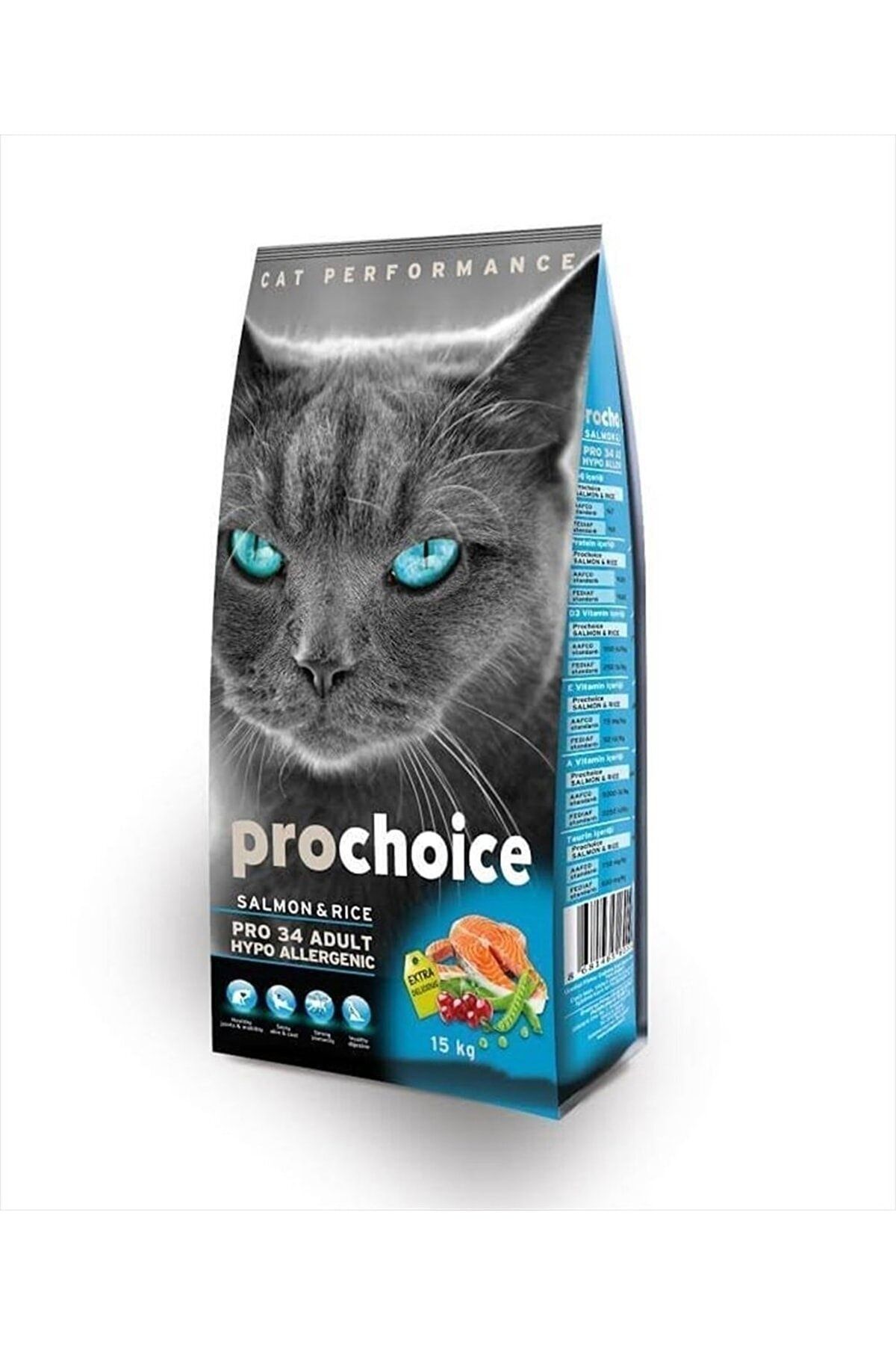 ProChoice Pro 34 Salmonrice Somonlu Yetişkin Kedi Maması 500 Gram