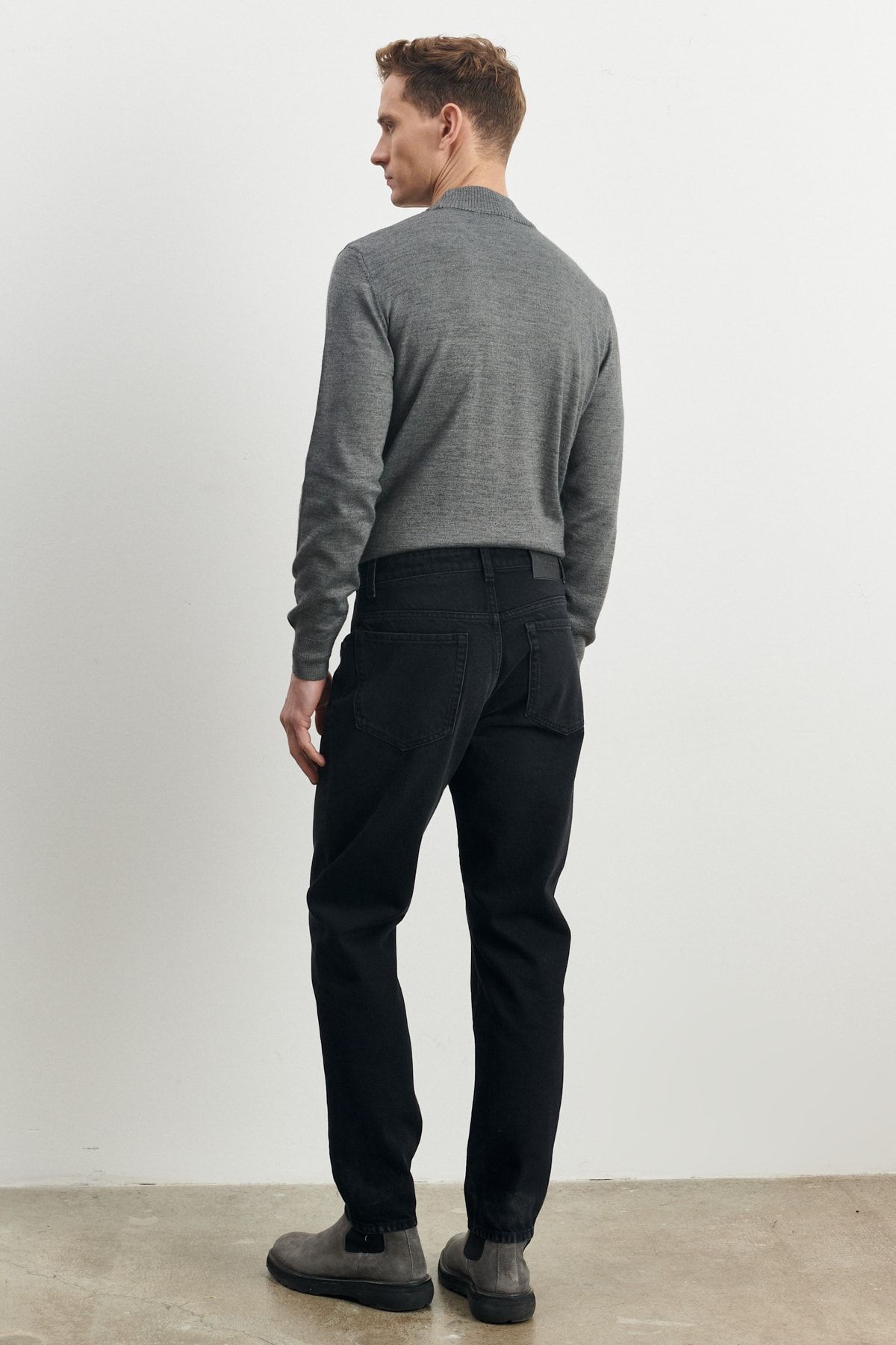 Altınyıldız Classics شلوار جین 100% پنبه ای مردانه آنتراسیت Comfort Fit با برش راحت