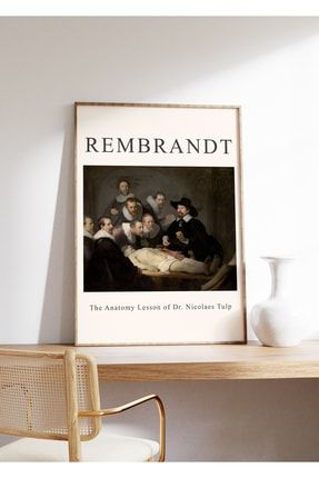 Rembrandt The Anatomy Lesson Of Dr. Nicolaes Tulp Çerçevesiz Poster ASDPS009