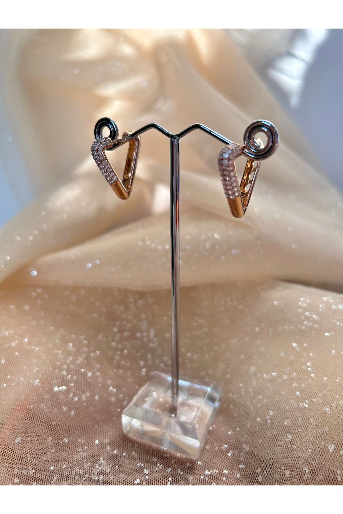 Gold surgical online steel earrings