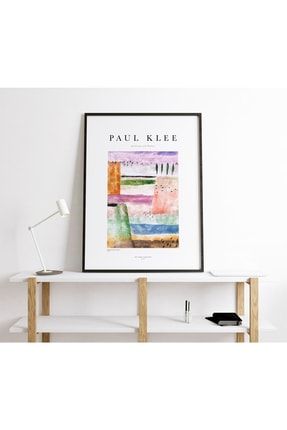 Paul Klee Poster - Landscape With Poplars - Tablo Ölçülerinde Çerçevesiz Poster POSTER009