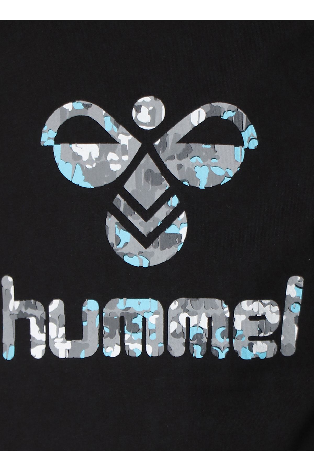 تی شرت مشکی پسرانه و بچگانه سیاه پسر چاپی 911656 2001 HMLGAIMAN S hummel