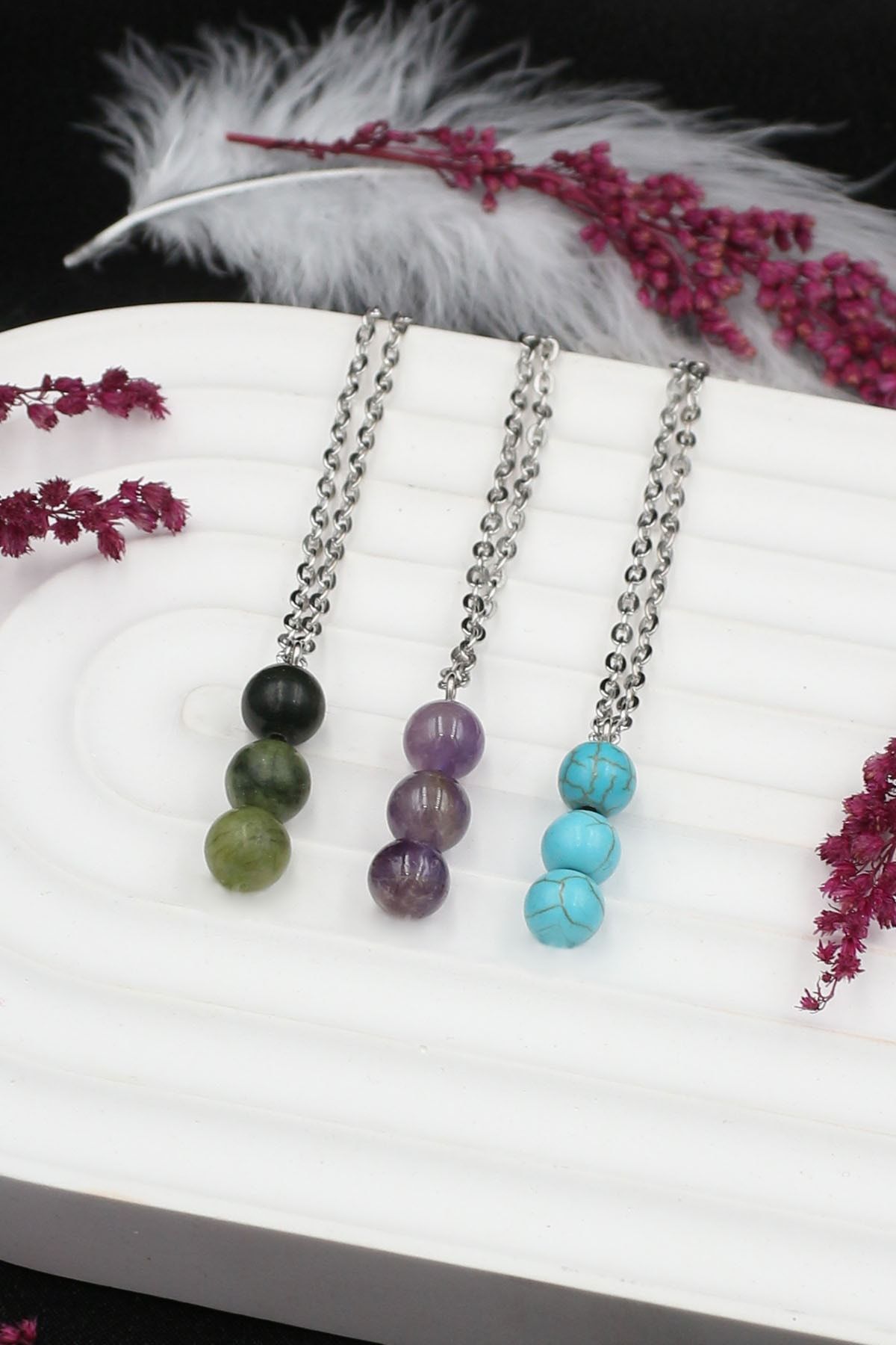 Real stone jewellery hotsell
