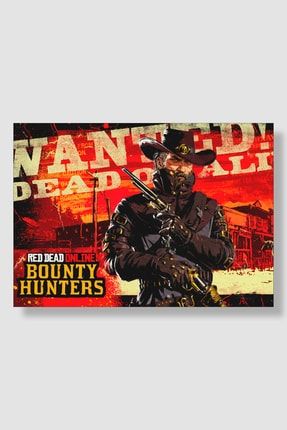 Red Dead Redemption Oyun Posteri Kalın Parlak Kuşe Kağıdı GODPS014