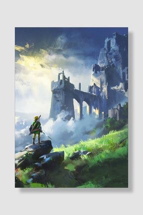 The Legend Of Zelda Breath Of The Wild Oyun Posteri Kalın Parlak Kuşe Kağıdı GODPS022