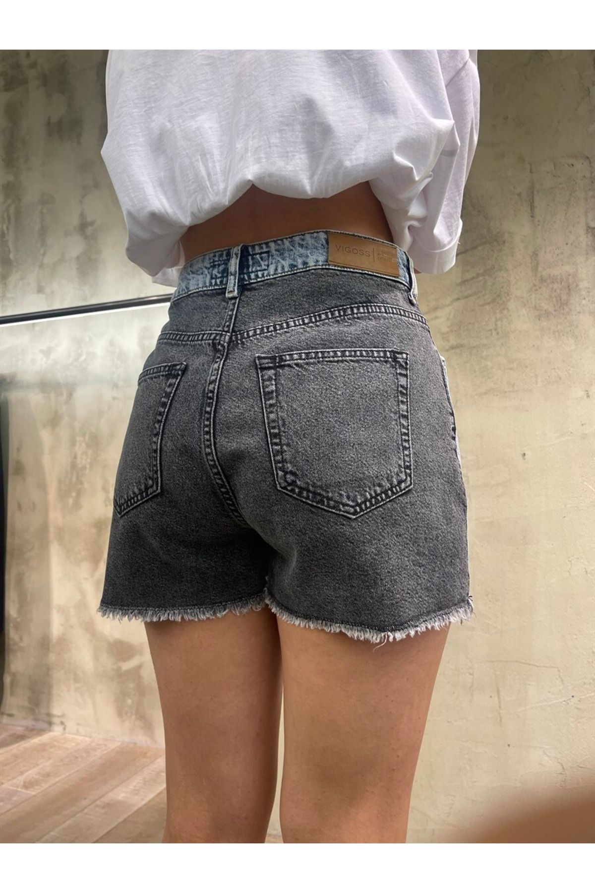 Vigoss top jean shorts
