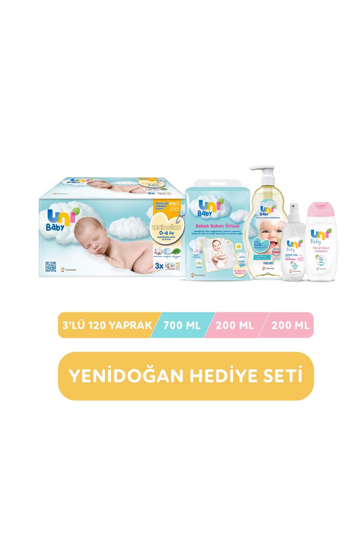 Uni Baby Unibaby Yenidoğan Hediye Seti