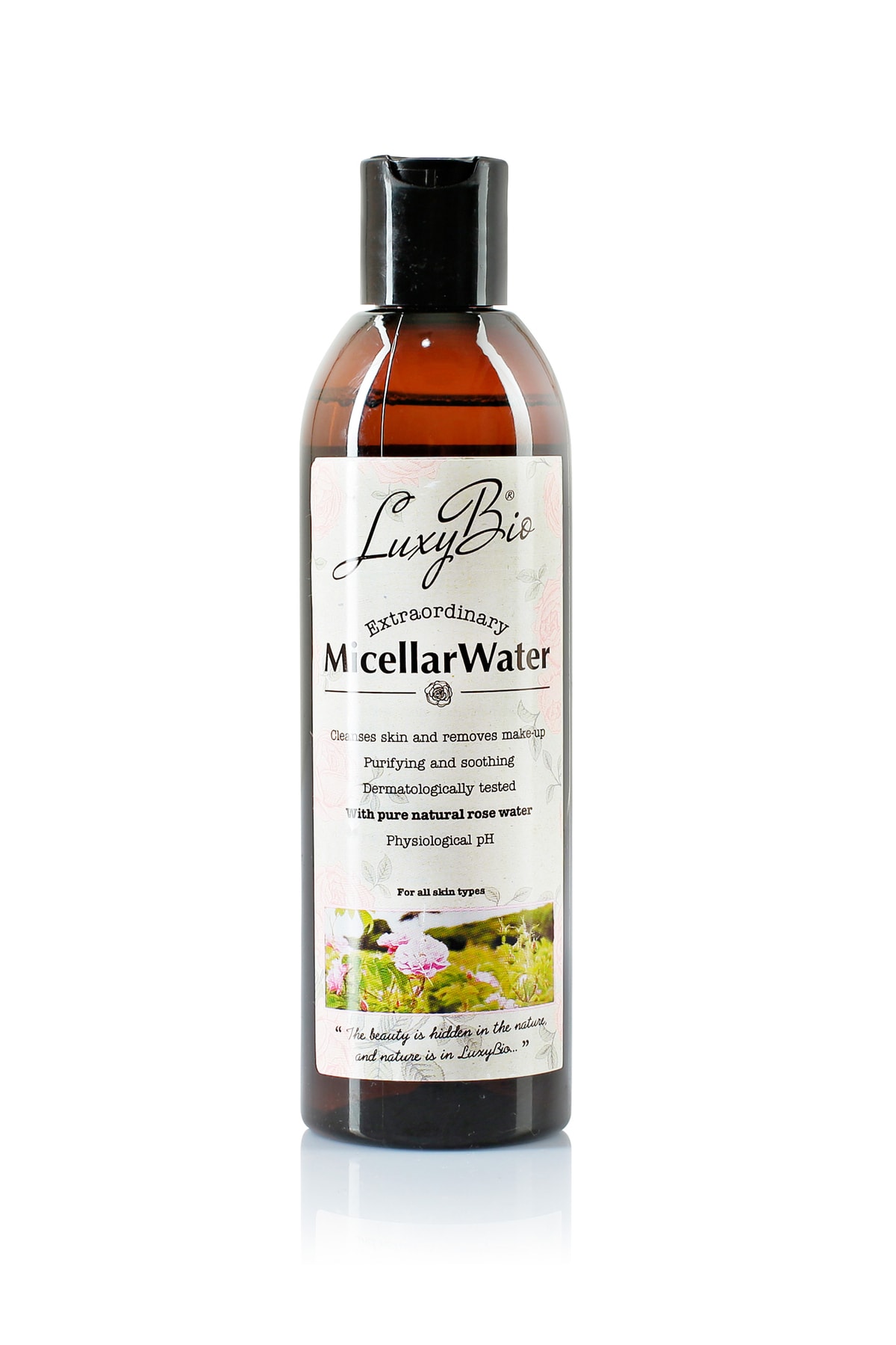 Doğal Gül Micellar Makyaj Temizleme Suyu 250 ml — 8681371469065 — تصویر 5 از 6