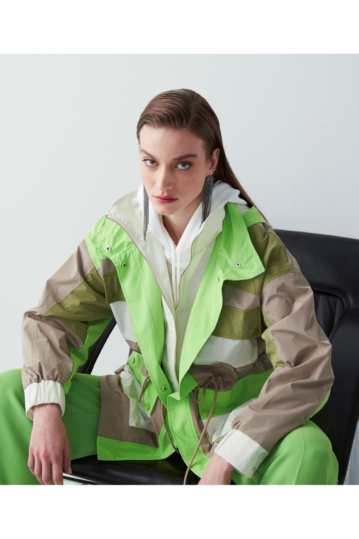 İpekyol Colorblock Ayarlanabilir Bel Mont