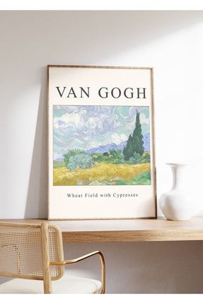 Van Gogh Wheat Field With Cypresses Çerçevesiz Poster ASDPS001