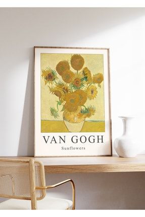 Van Gogh Sunflowers Çerçevesiz Poster ASDPS001