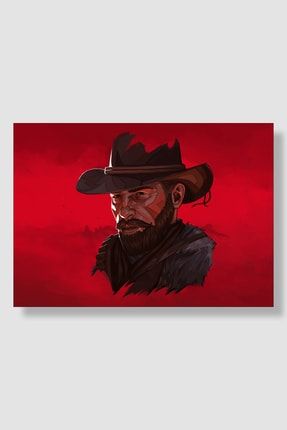 Red Dead Redemption Oyun Posteri Kalın Parlak Kuşe Kağıdı GODPS014