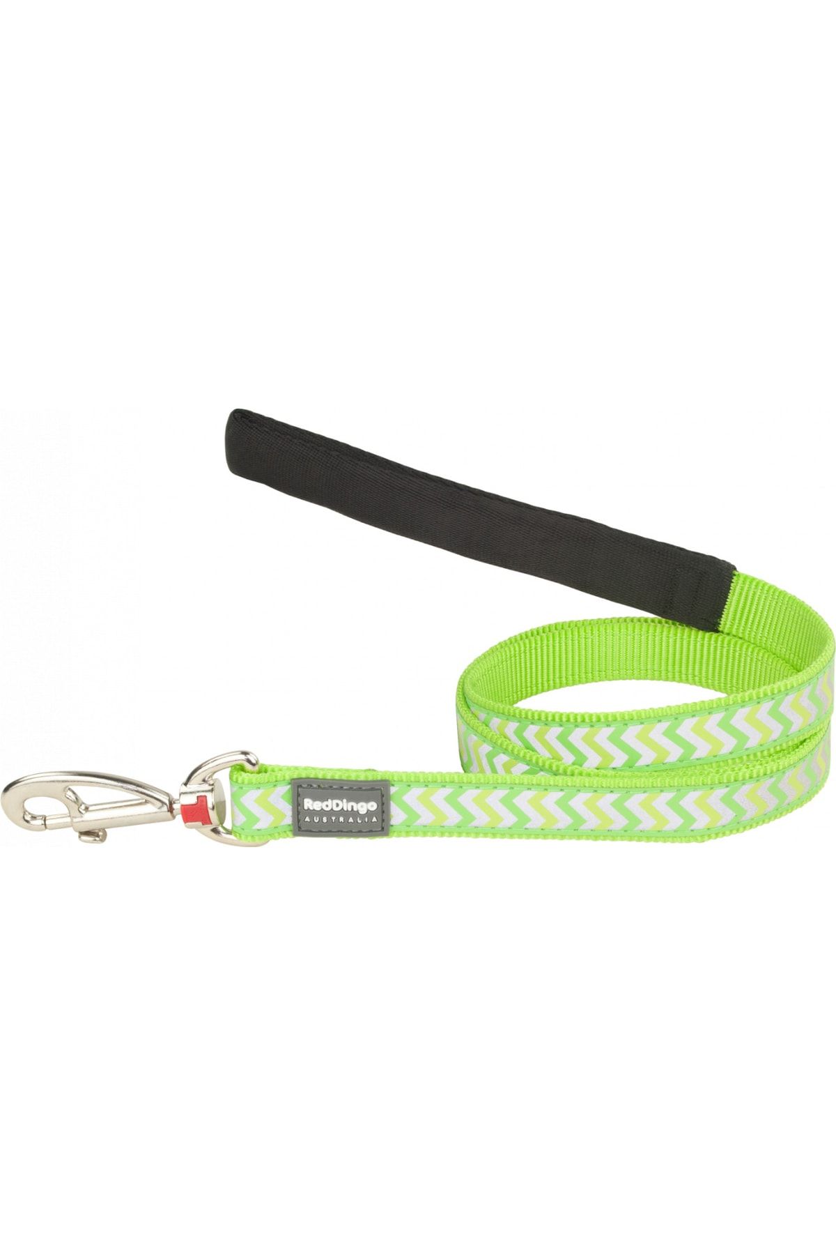 RedDingo Reflektörlü Ziggy Desenli Lime Uzatma L 25mm / 1,2 M