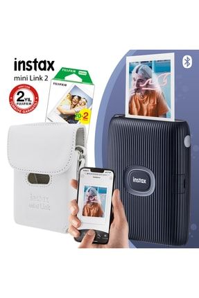 Instax Mini Link 2 Uzay Mavisi Akıllı Telefon Yazıcısı Ve Çantalı Hediye Seti 4 FOTSI00170-SET4