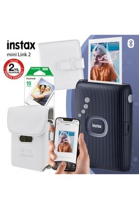Instax Mini Link 2 Uzay Mavisi Akıllı Telefon Yazıcısı Ve Çantalı Hediye Seti 2 FOTSI00170-SET2
