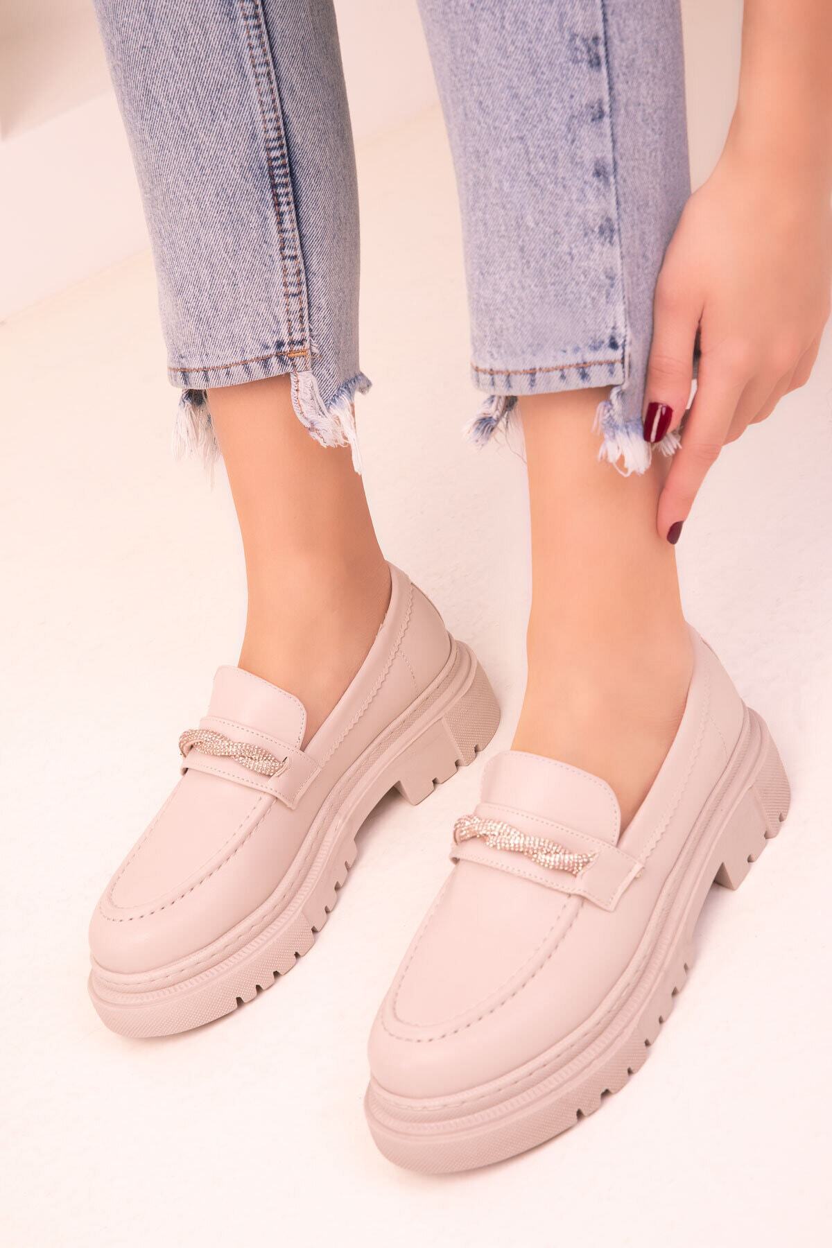 SOHO-Beige-Beige Women's Casual Shoes 17481 3