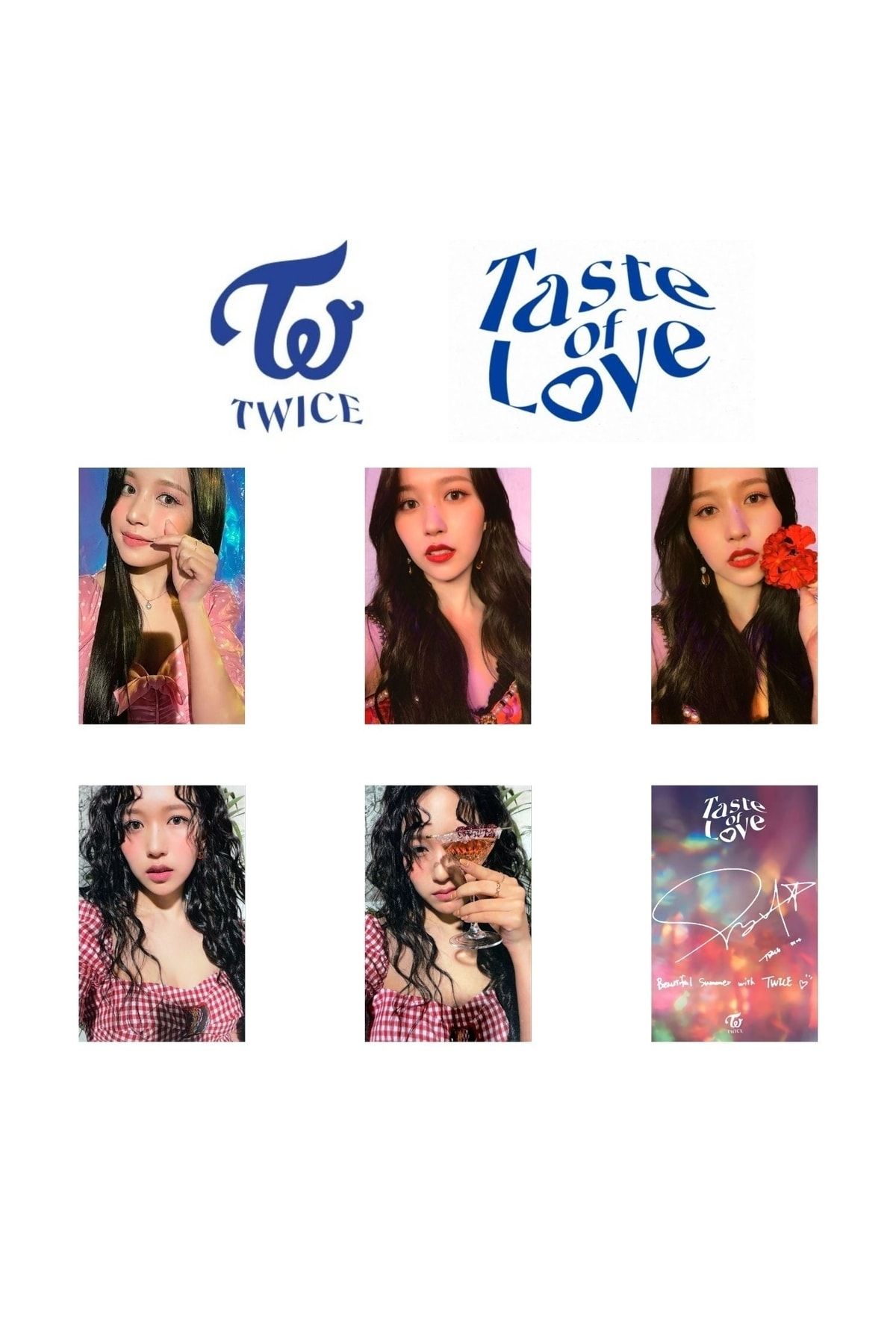 Kpop Dünyasi Twıce Mina Taste Of Love Imzalı Albüm Kart Seti Fiyatı Yorumları Trendyol 