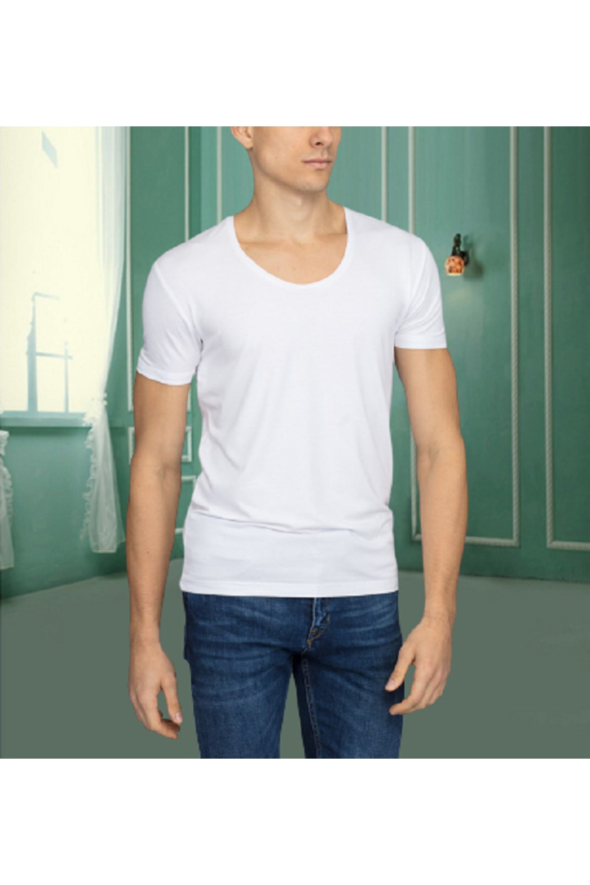 Men's Crew Neck Singlet 100% Cotton
