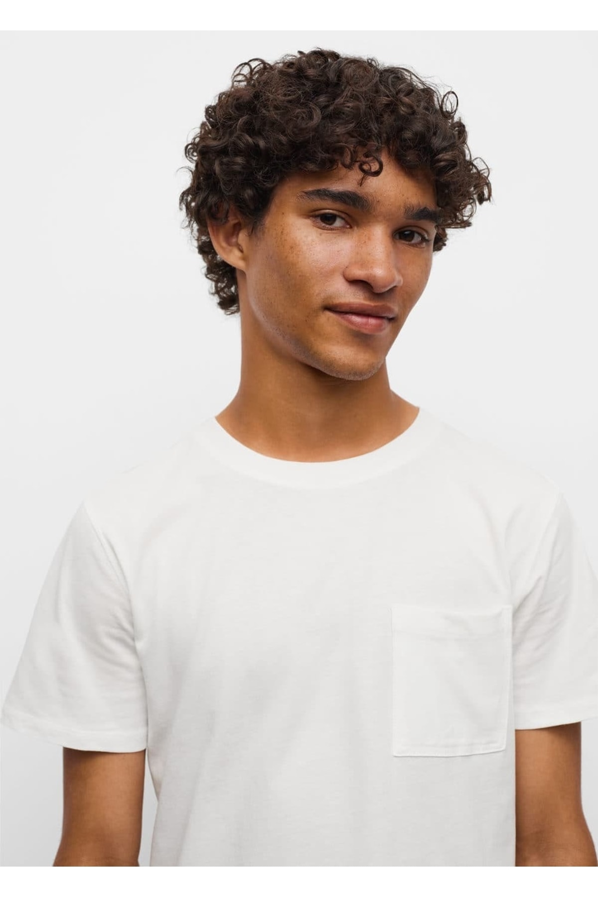 تیشرت Mango Teen نخ پنبه جیب‌دار اورجینال - تصویر 6
