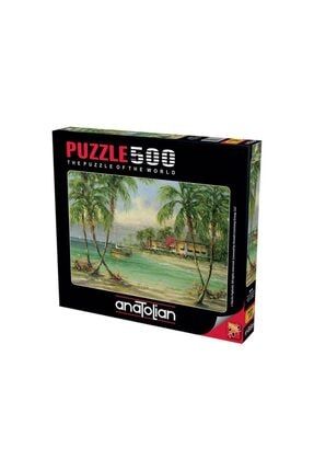 500 Parça Puzzle : Palmiye Manzarası T01003616-t