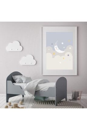 'pijamalı Ay Dede' Bebek Ve Çocuk Odası Poster (çerçevesiz) DO-13-P