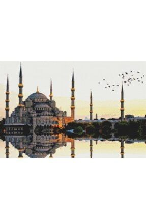 Sanat Seyhan Camii - Adana Elmas Mozaik Tablo / Hobi / Mozaik Puzzle 60 X 40cm E2020-1641-m E20201641M