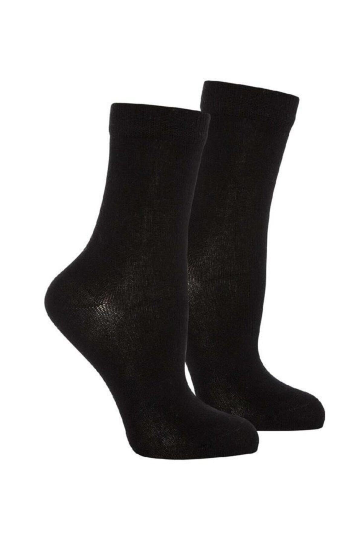 THERMOFORM-Black Bamboo Kids Socks 1