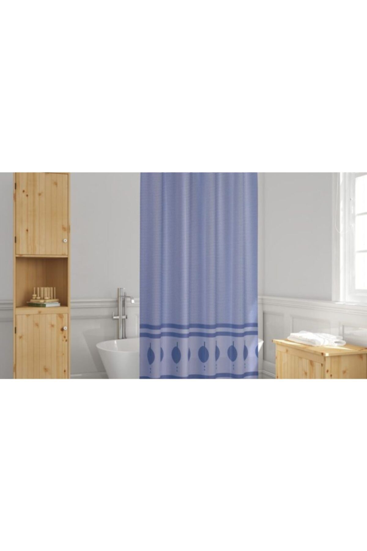 Evdy Perdeau De Duș Set Huse Mașină De Spălat 5030 Aripi Duble 2x100x200cm - One Size