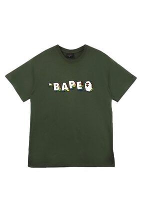 Bape X Baskılı T-shirt FJMPUY26-KOR