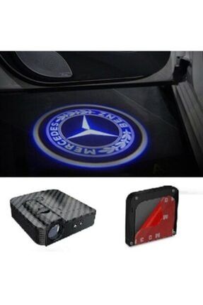 Mercedes Kapı Altı Logo Pilli Mesafe Ve Işık Sensörlü 000161