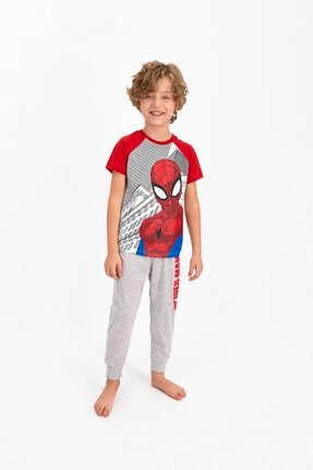 Erkek Çocuk Krem Kısa Kol Pijama Takımı D4540-C