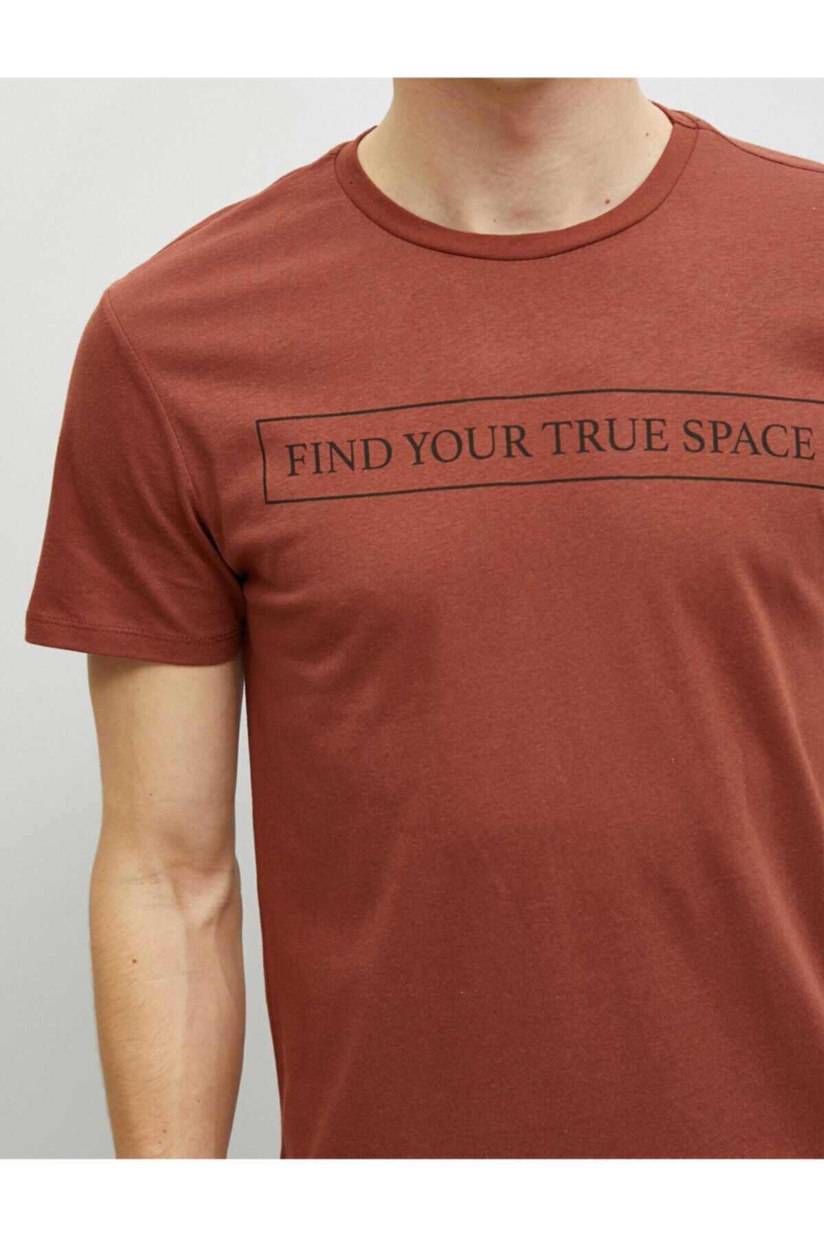 تیشرت مردانه قرمز کوتون | 1YAM11391CK اورجینال - تصویر 5