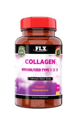 Kollajen Tipleri Collagen Tip 1 Tip 2 Tip 3 Hyaluronik Asit Vitamin C 60 Tablet FLXCOL12360TAB