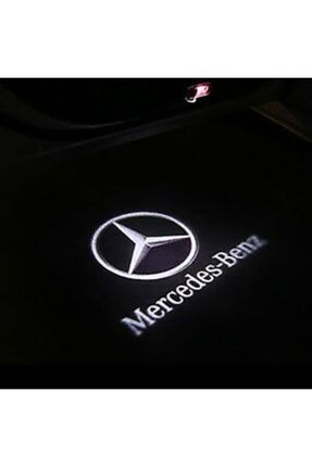 Mercedes Benz Kapı Altı Logo Pilli Mesafe Ve Işık Sensörlü 000172
