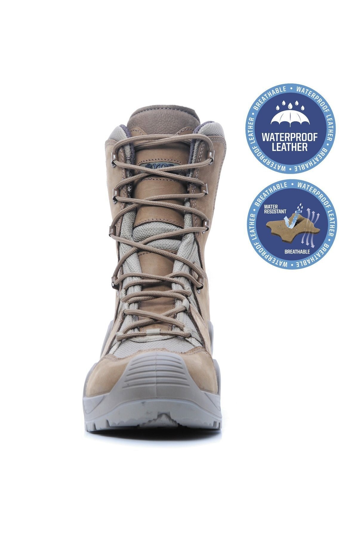 YDS  Astor Bot -coyote, Hakiki Ciltli Nubuk Deri Profesyonel Askeri Bot - Görsel 4